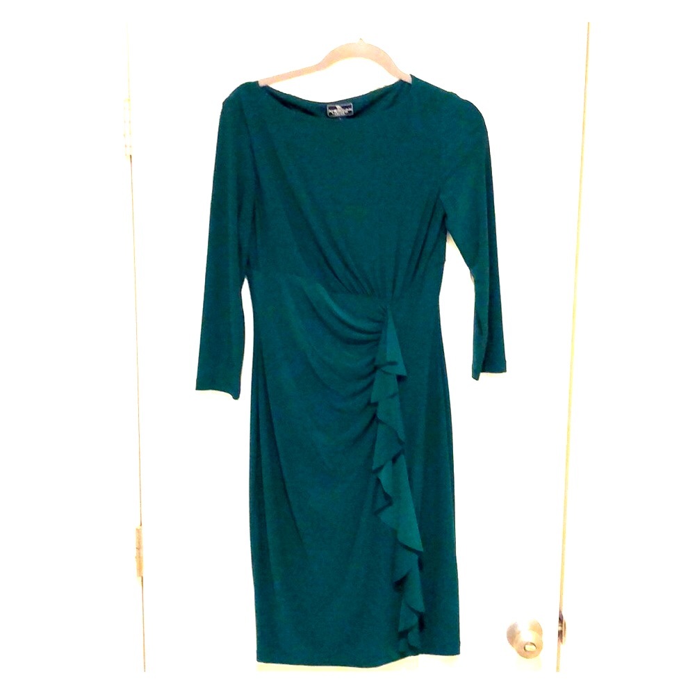 Long sleeve knit dress